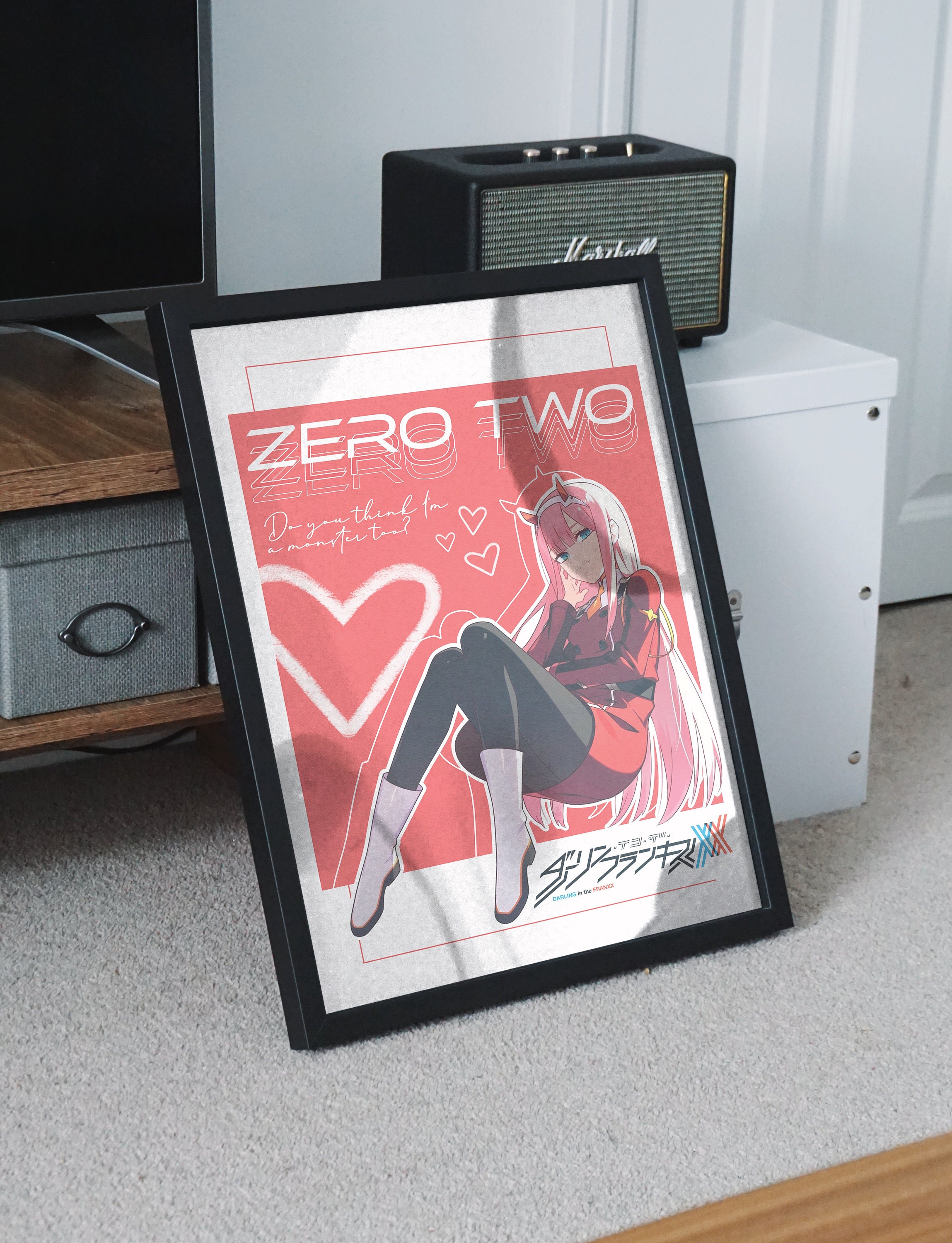 Zero Two Cute Posters Online - Shop Unique Metal Prints, Pictures,  Paintings