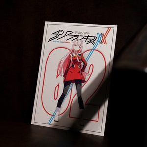 Zero two the anime girl  Poster for Sale by Yashdusane