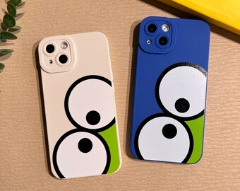 Simple Funny Drawing  Phone Case,Soft Protective iPhone 14 15 13 12 11 Pro Max Case, 7 8 Plus x/xs, Premium Solid Color Phone Cover