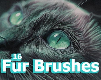 16 Fur Brushes for Procreate!