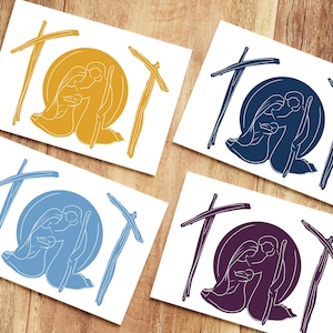 Printable Nativity Christmas Card Bundle | Religious Christmas Cards | Religious Christmas Card Pack | Printable Christmas Cards