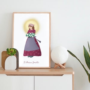 St Maria Goretti Art Print: Catholic Confirmation Gift (Digital Download)