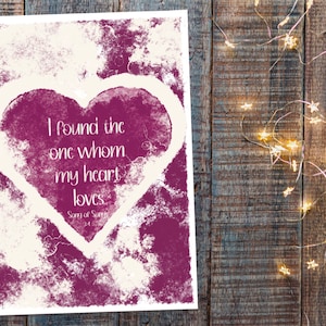 Religious Wedding Card Printable | Scripture Wedding Cards | Christian Wedding Card | Wedding Card for daughter