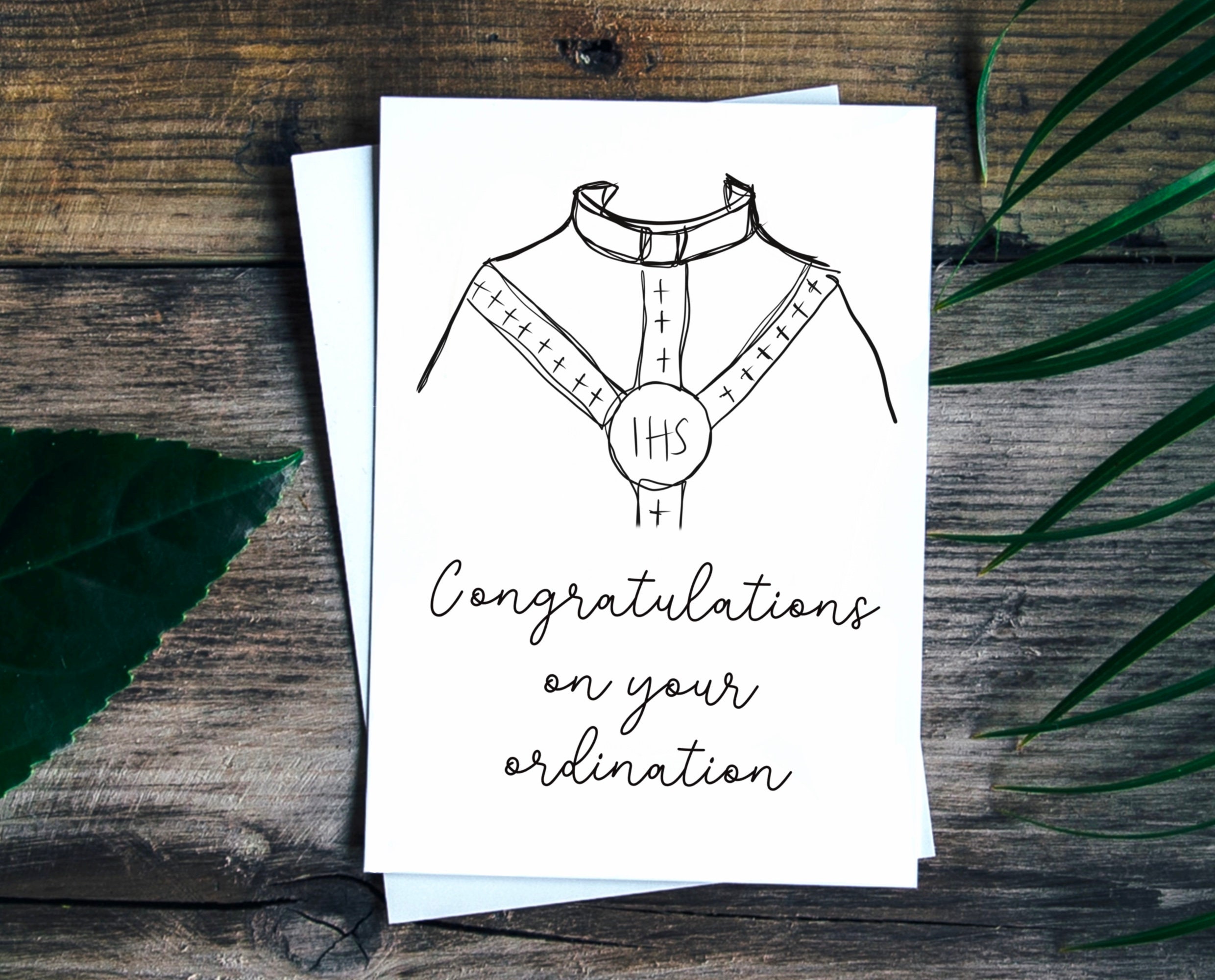 Priest Ordination Card Printable | Digital Download Priests Card ...