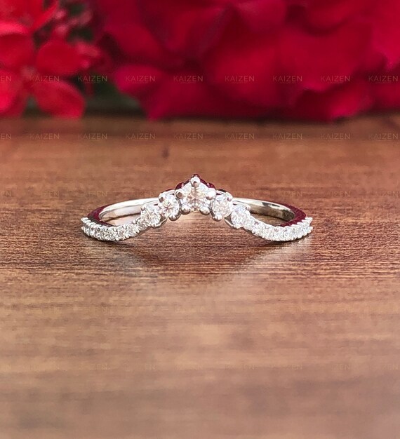 Etsy art deco wedding band hot sale