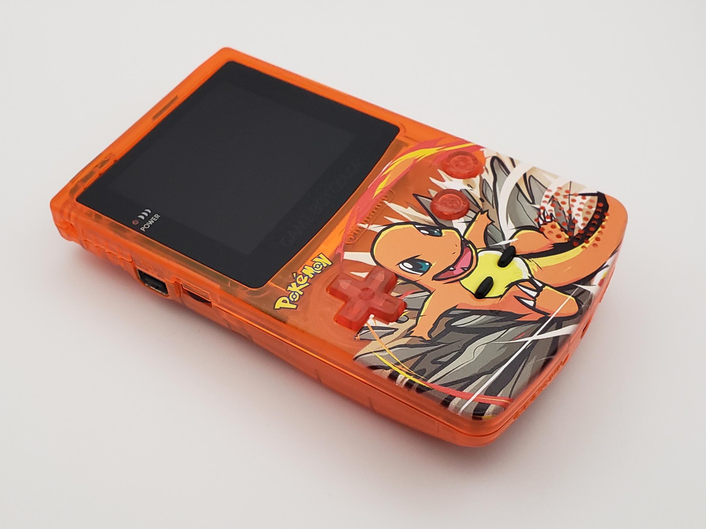 Charmander Game Boy Color - Laminated OLED Backlit Screen, New Speaker ...