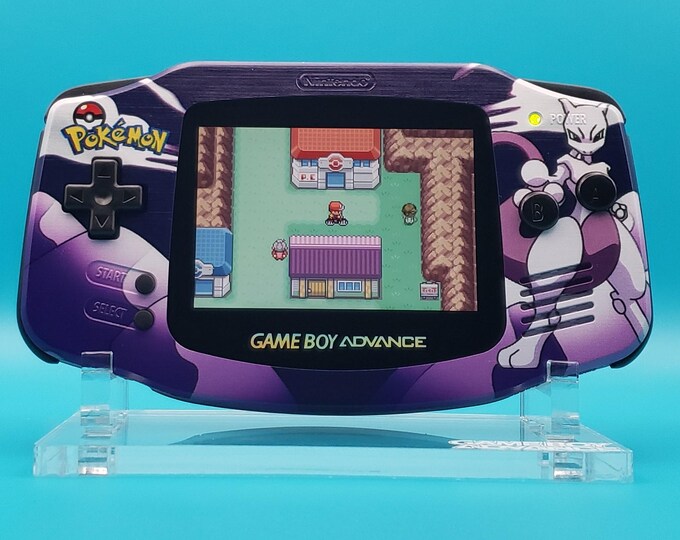 Mewtwo Game Boy Advance - Laminated IPS Backlit Screen by Funnyplaying ...