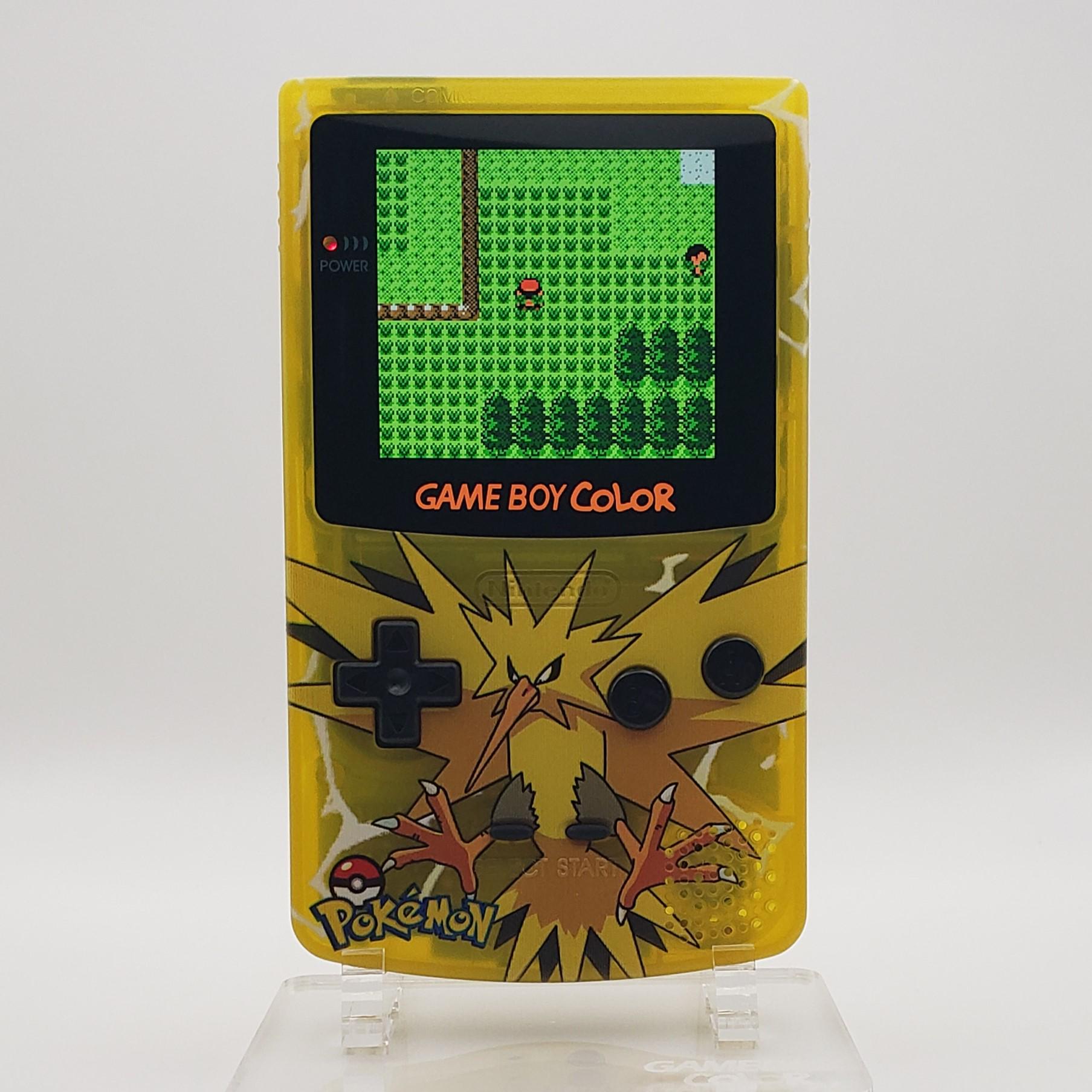 Zapdos Game Boy Color - Laminated OLED Backlit Screen, New Speaker ...