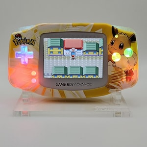 Game Boy Advance Eevee, carte mère personnalisée améliorée : boutons LED, écran IPS, amplificateur de son