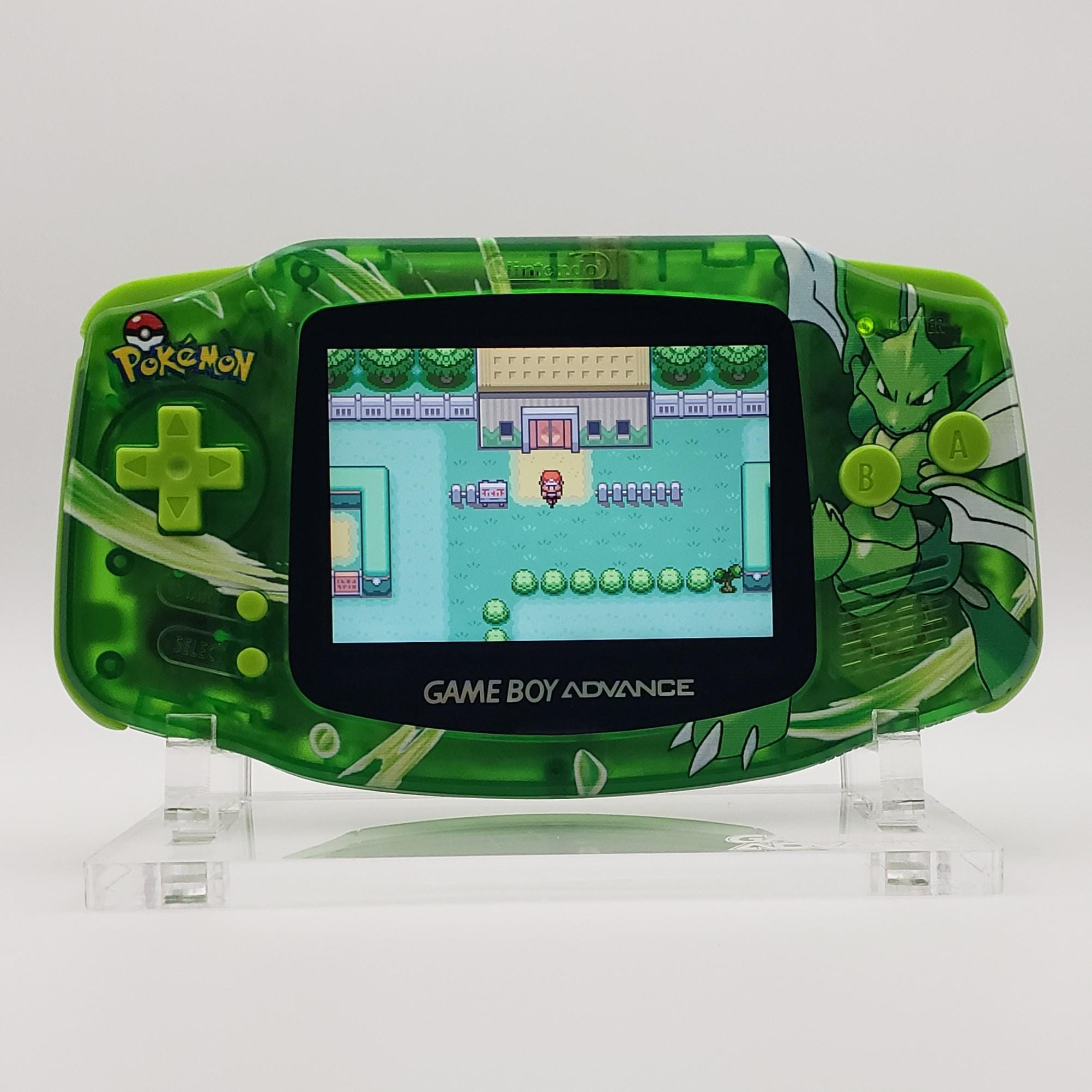 Scyther Game Boy Advance Laminated IPS Backlit Screen by Funnyplaying,  New Speaker Shell Buttons, Refurbished Original GBA