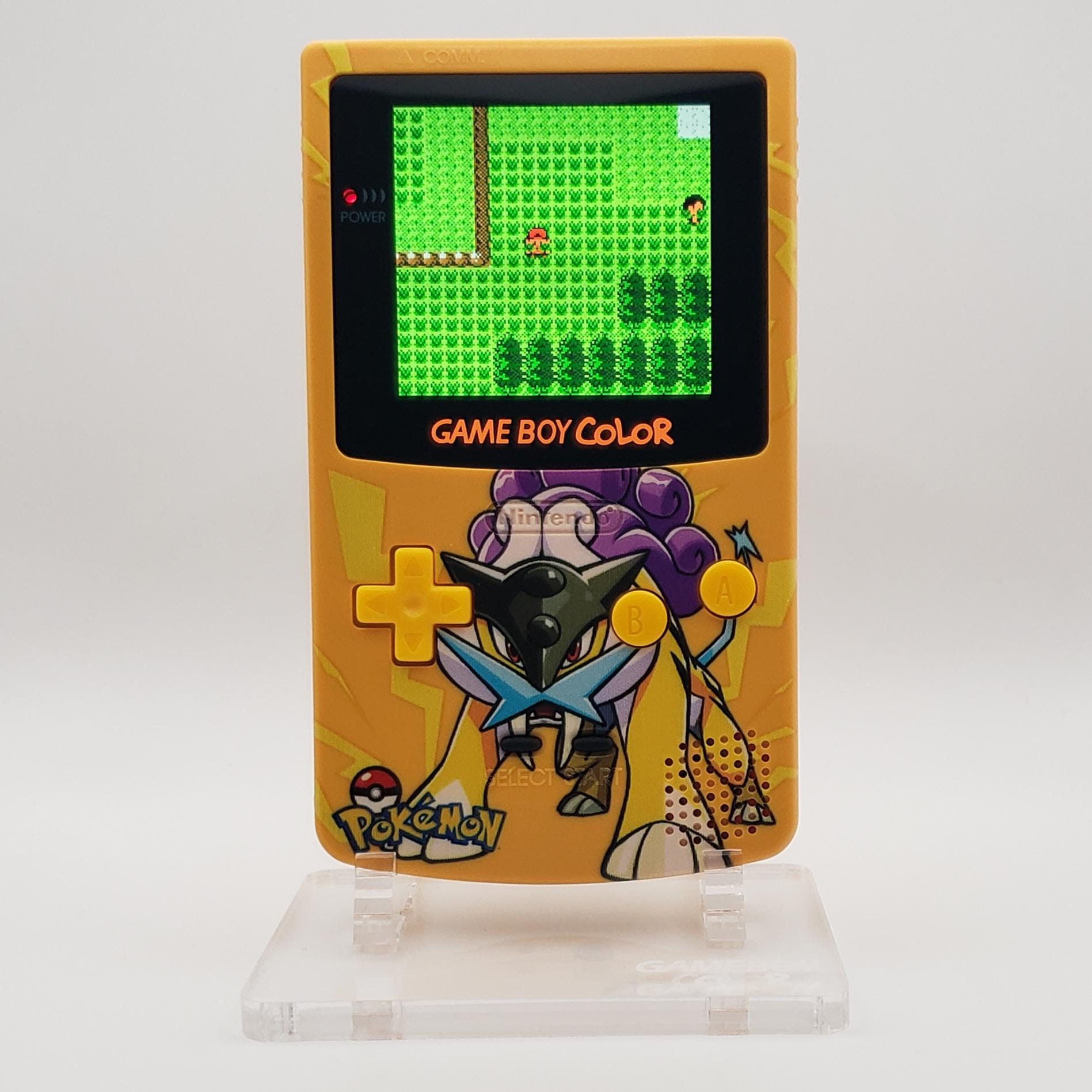 Raikou Game Boy Color - Laminated OLED Backlit Screen, New Speaker ...