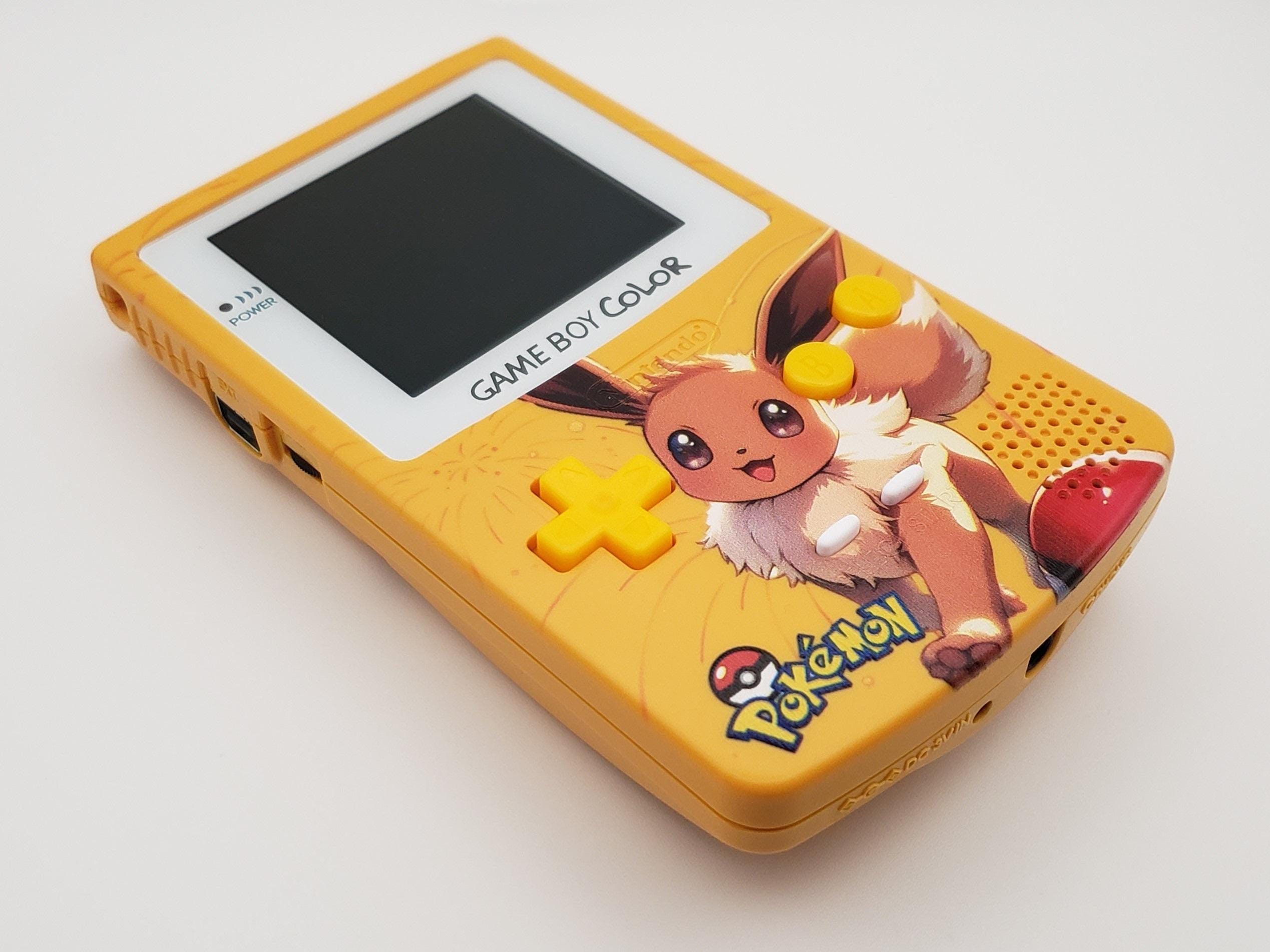 Eevee Game Boy Color - Laminated OLED Backlit Screen, New Speaker Shell ...