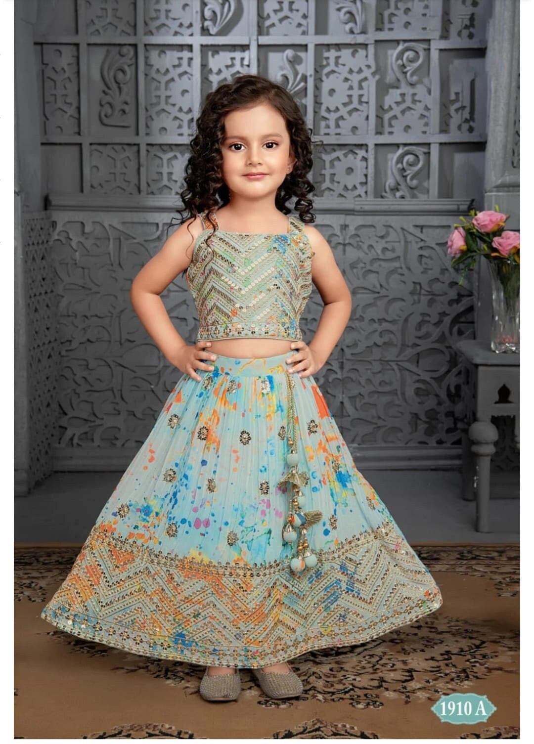 Buy Kids Wear Lehenga Printed Lehenga Choli for Toddlers Lehenga ...