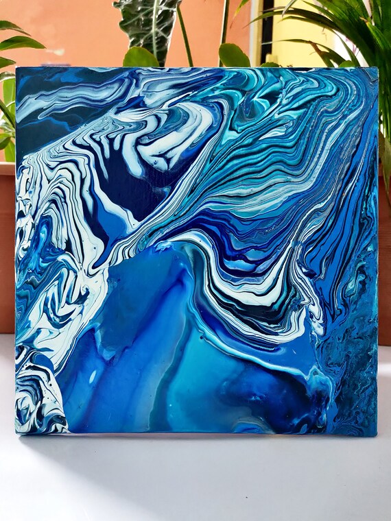 Resin Ocean Art Wall Hanging for Home Decor Living Room Etsy