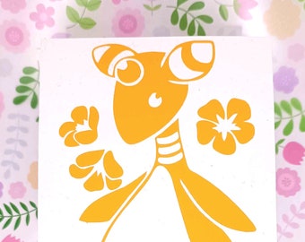 Ampharos Vinyl Decal | Custom Colour & Size | Electric Type Sticker | Johto Sticker | Retro Anime Sticker | Retro Game Sticker | Bottle