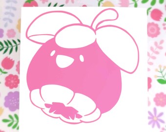 Bounsweet Vinyl Decal | Custom Colour & Size | Grass Type Sticker | Alola Sticker | Retro Anime Sticker | Retro Game Sticker | Bottle