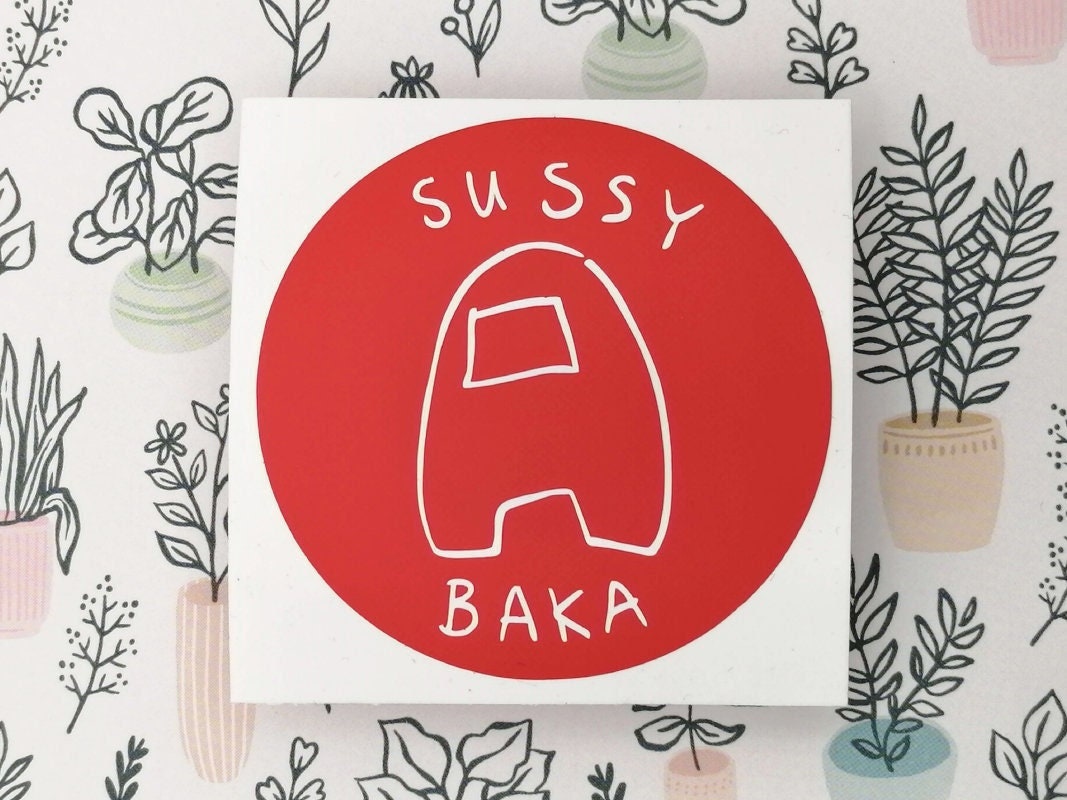 Sussy Baka Sticker for Sale by danielstudios