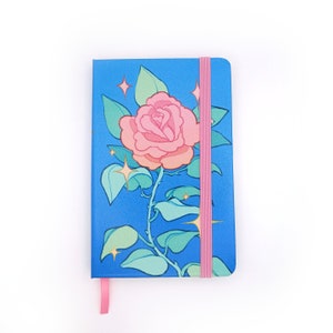 A6-notitieboek roze | Schattig notitieboekje met anime uit de jaren 90 | Kawaii Shoujo-notitieboek uit de jaren 90 | (Kantoorbenodigdheden, Scrapbooking, Dagboeken, Terug naar school)