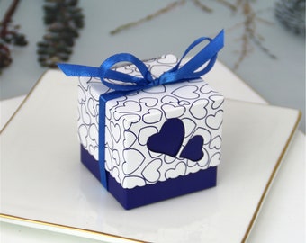 Wedding favor boxes-Sweet Heart wedding candy boxes-Rustic wedding gift box for guests-Wedding favor ideas-Wedding favor box-wedding decor