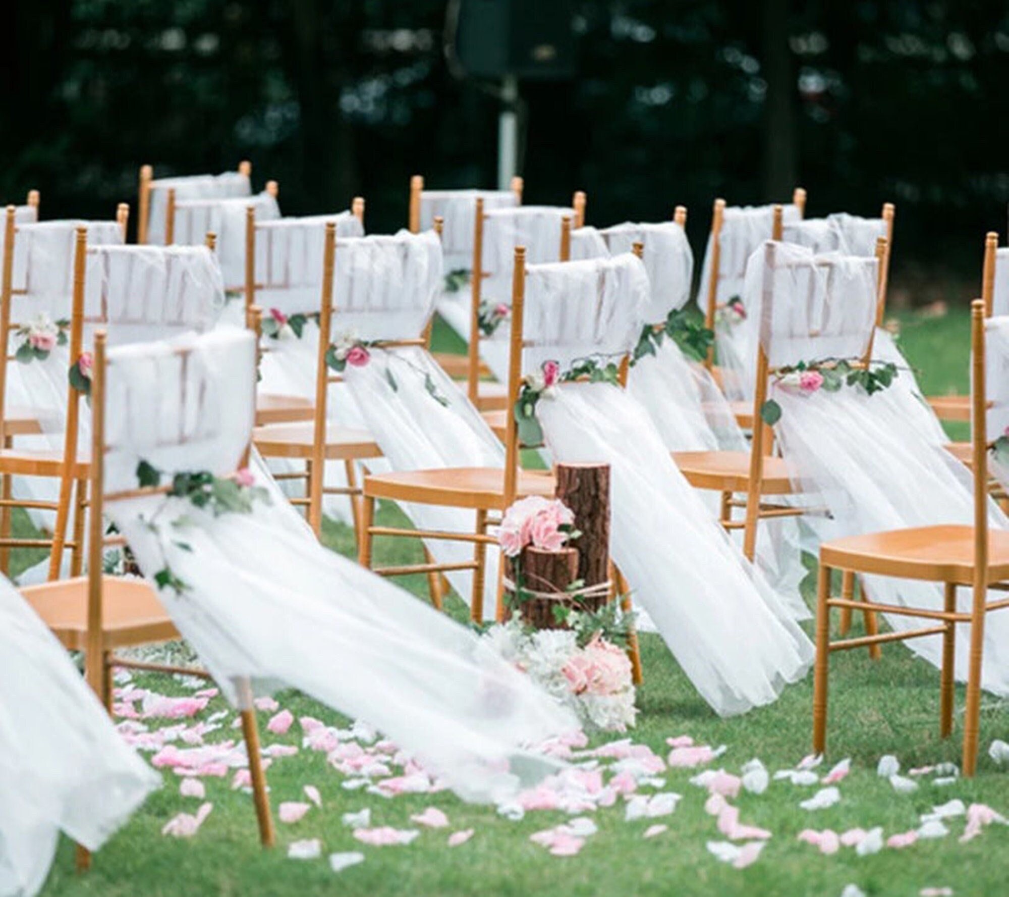 Chair Sashes White -  Canada