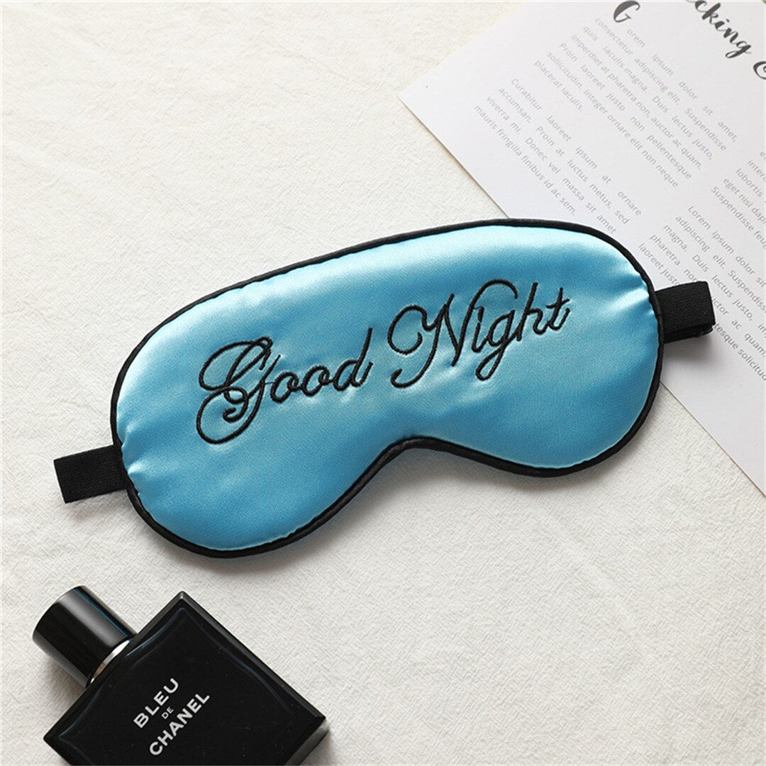 Embroidered Eye Mask 2023 Popular Eye Mask Bridesmaid Gifts Etsy