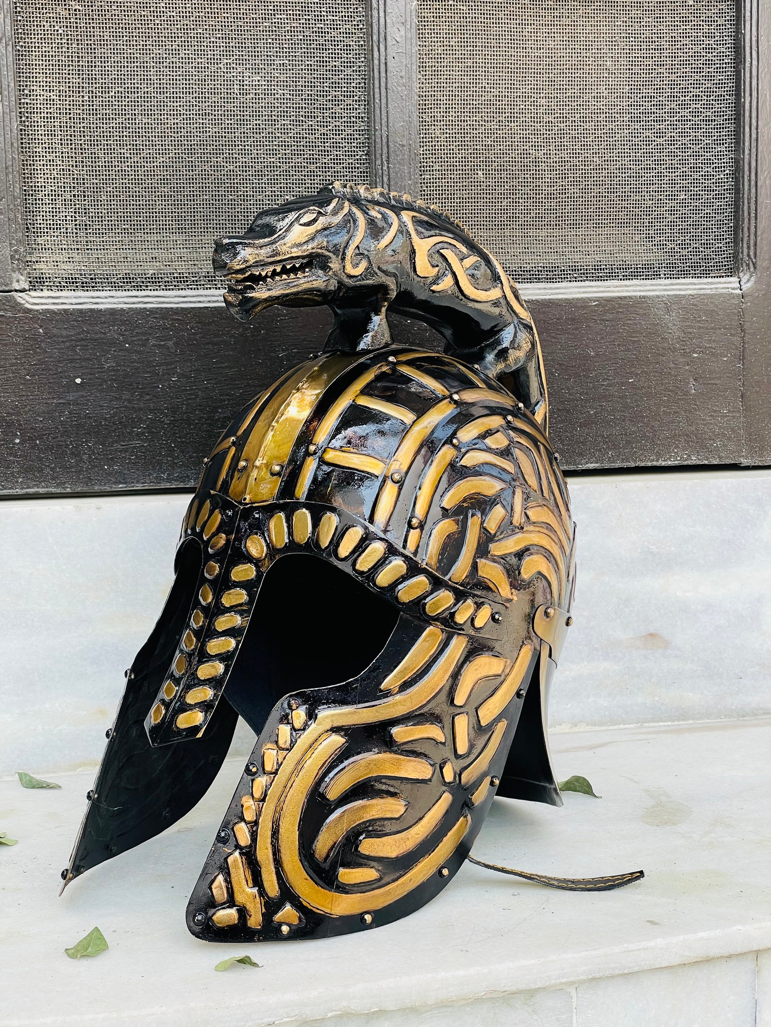 Medieval Knight Turin's Helmet Dragon Helmet Etsy
