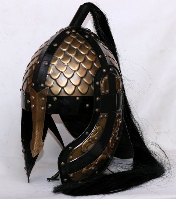 Medieval Norse Bugeto Helmet Knight Warrior Viking Norman - Etsy