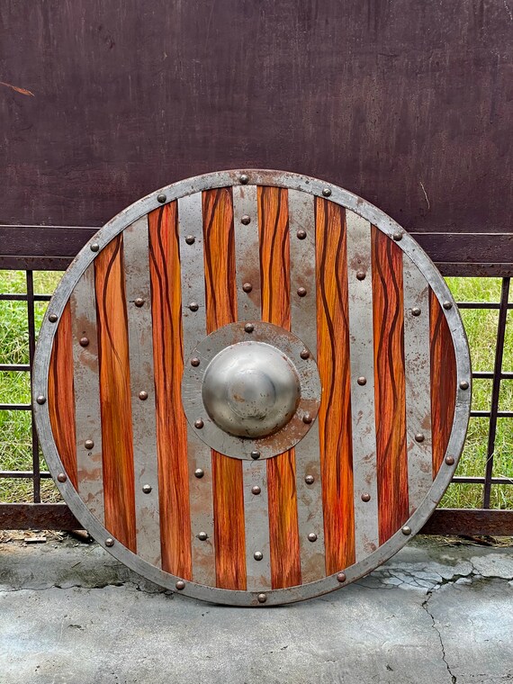 Valhalla Viking Shield Medieval Wooden Viking Shield/jarl Etsy