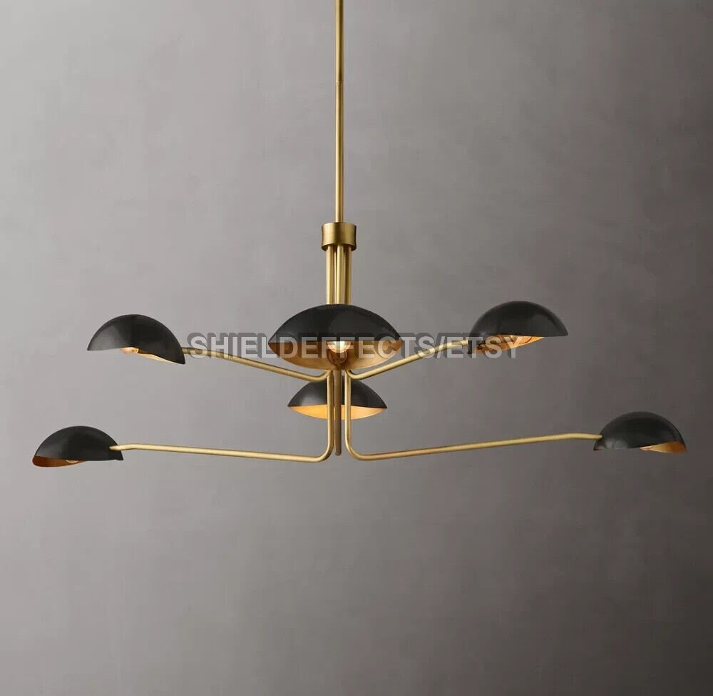 Large black online orb chandelier