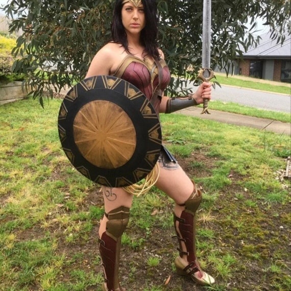 Wonder Woman Sword & Shield  2 Sizes Costume Cosplay Prop