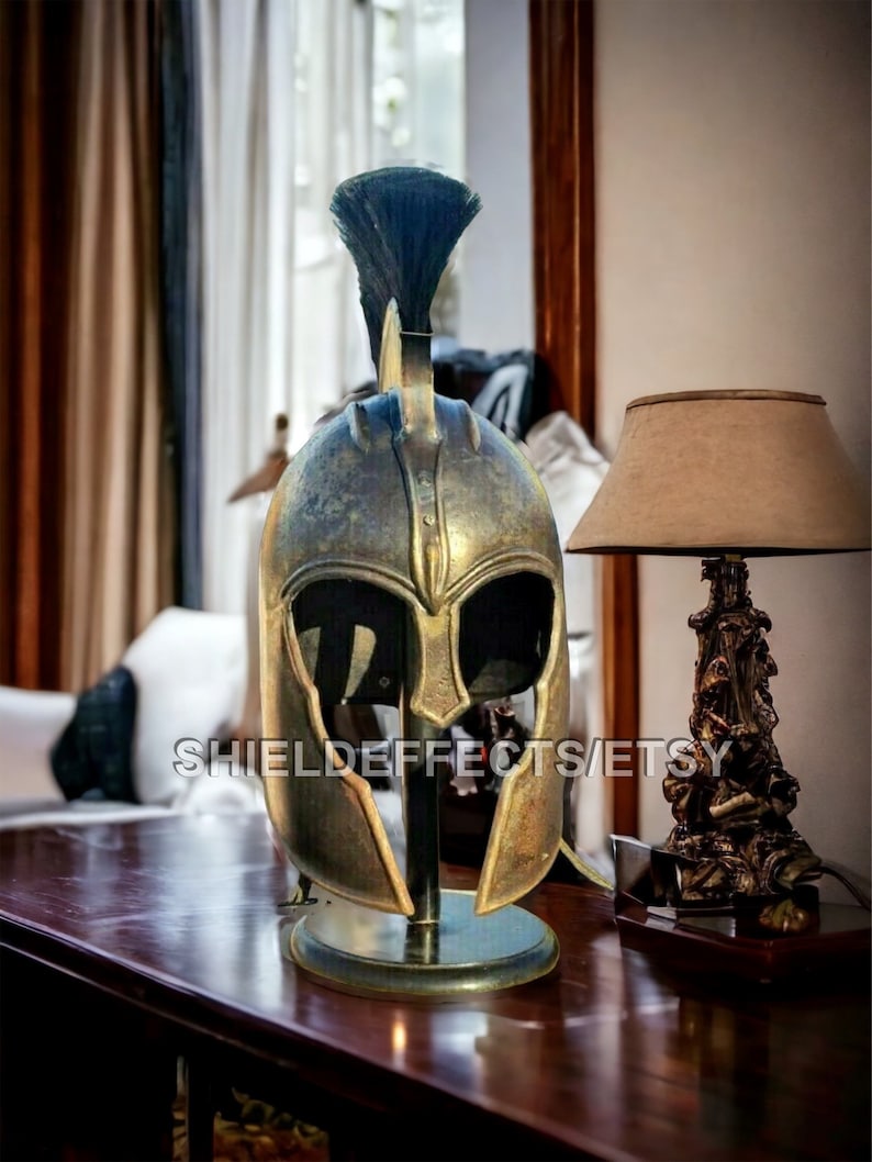 Troy Greek Achilles Trojan Helmet Troy Movie Trojan Helmet Brad Pitt Troy Helmet Halloween Costume For Adult Christmas Gift Item x image 2