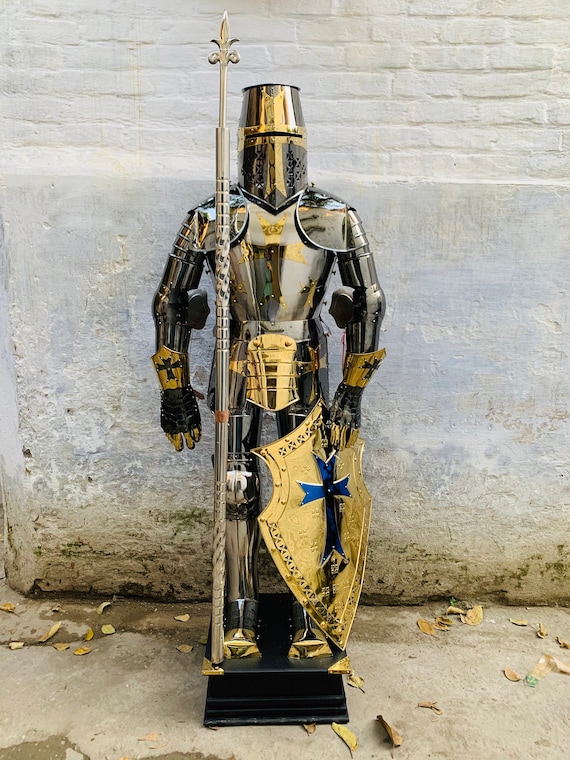 Medieval Knight Armor/ Suit of Armor Stainless Steel Full Body Etsy