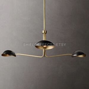 Cream glass sphere semi flush mount modernist 4 lights 2024 black semi flush mount light fixture with linear arm