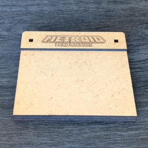 Game Boy Advance (GBA) - Wooden Console - Video Game Diorama image 15