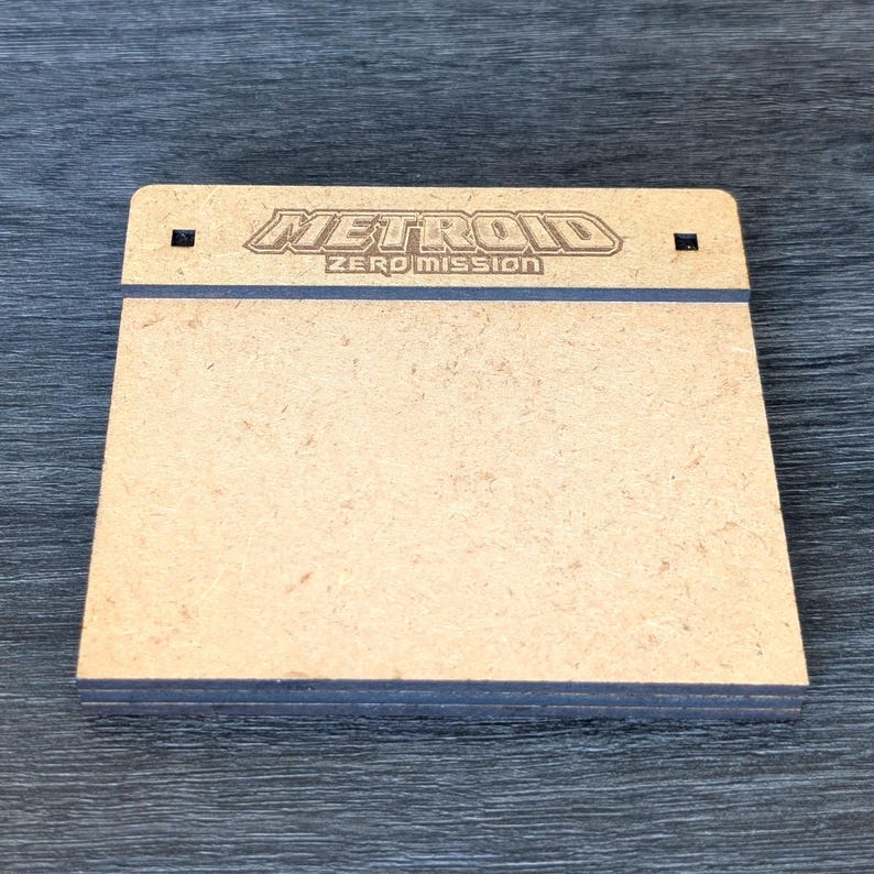 Game Boy Advance (GBA) - Wooden Console - Video Game Diorama image 15