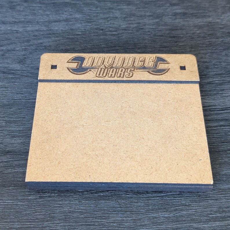 Game Boy Advance (GBA) - Wooden Console - Video Game Diorama image 9