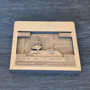 Game Boy Advance (GBA) - Wooden Console - Video Game Diorama Fire Emblem