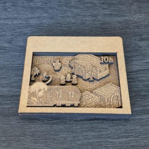 Game Boy Advance (GBA) - Wooden Console - Video Game Diorama Final Fantasy Tact.