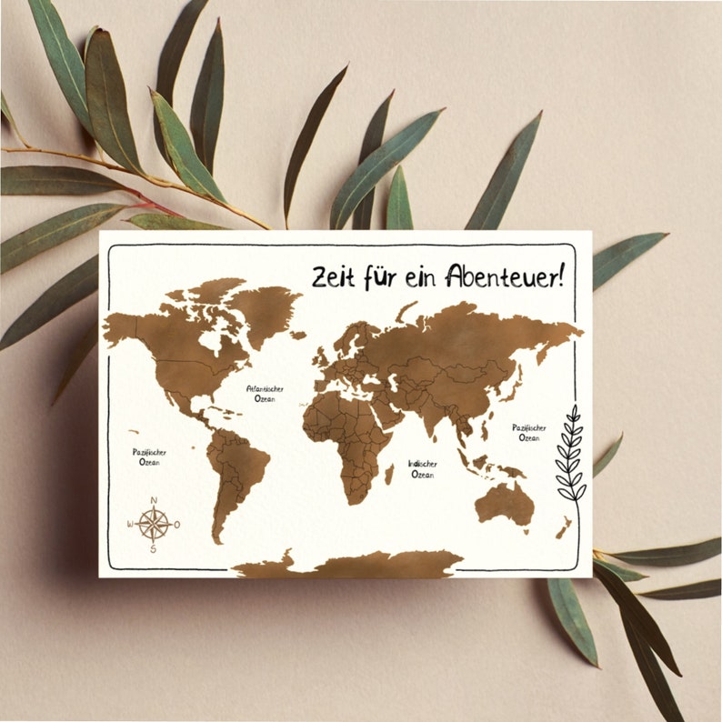 Wee Blue Coo Abschiedskarte „Gute Reise“ – Für Reisende, Abenteurer & Berufswechsel, 17,5x12,5 Cm