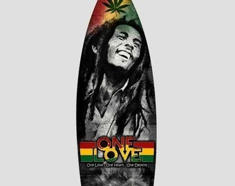 Decorative surfboard &quot;Bob Marley One Love&quot;