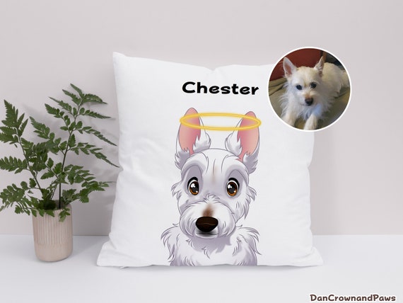 Custom Cartoon Dog cat Portrait Pillows Personalized Pet Pillow Throw Pillow Cartoon Pet Portrait Pillow Sided Printing Gifts for Dog Mom Etsy Canada