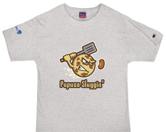 Pupusa Sluggin' Champion T-Shirt