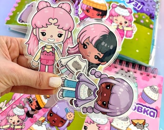 Kitty Activity Gift Box | Busy Book, Diary, Stickers (Ukrainian or English)