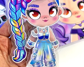 K-Pop Dress Up Activity Book | Fashion Styling Game, Reusable Busy Book