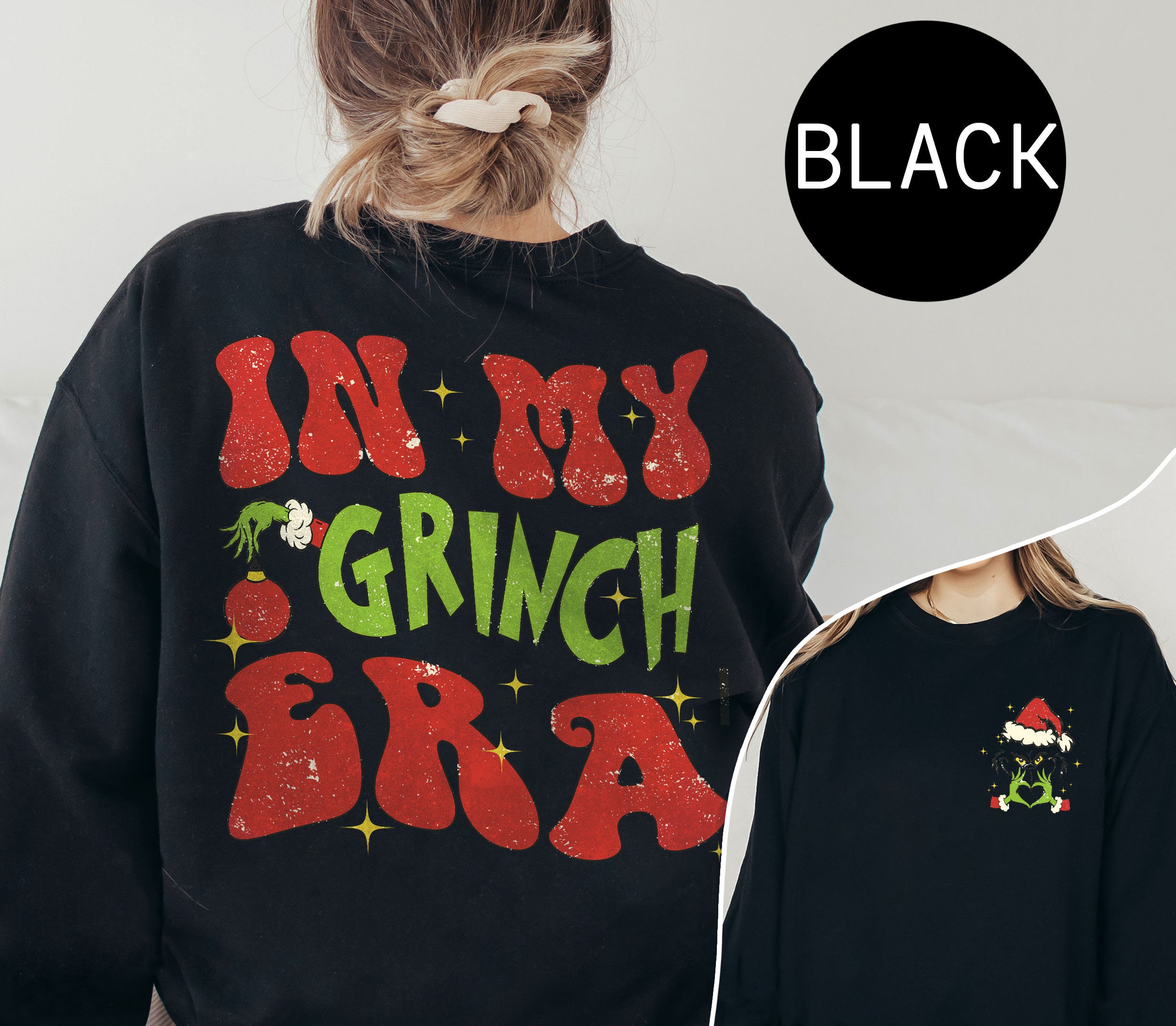 Discover The Grin Christmas Double Sided Sweatshirt