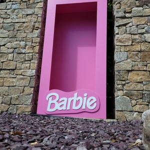 Como hacer una caja de barbie en tamaño real con cajas de cartón para fotos  👸 