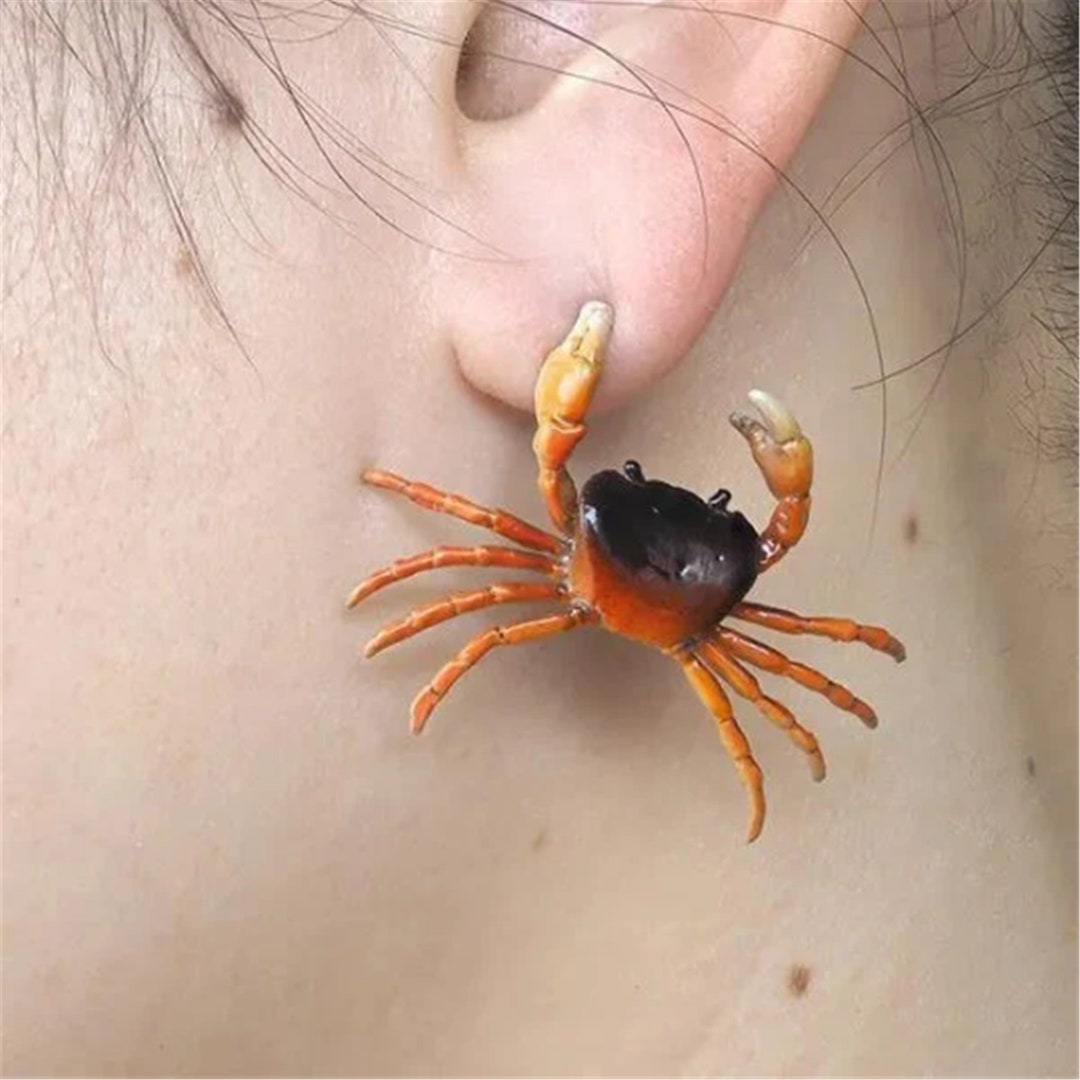 Crab Earrings, Cute Studs Crabs Earrings, Summer Earrings, Dainty