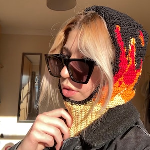 Flame Crochet Balaclava Pattern (PDF Download)