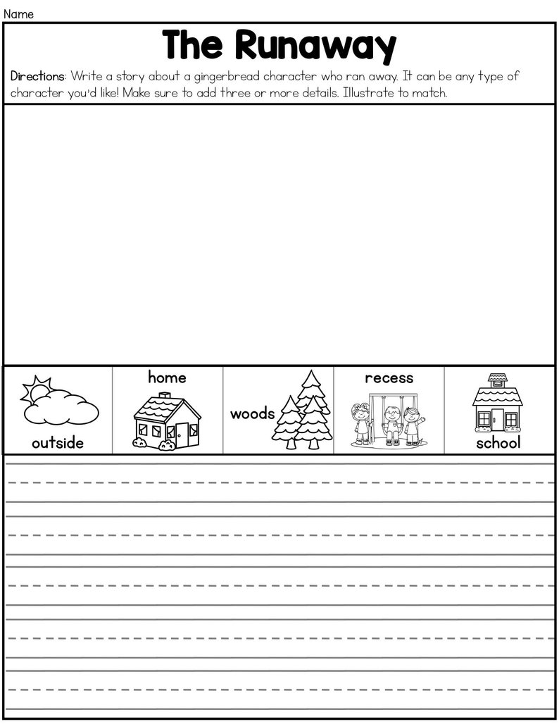 Runaway Signs Math Worksheet December Math & ELA Worksheets for 2nd Grade | Winter Activities Packet ...