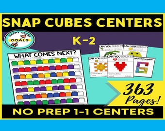 Wiskundige centra snapblokjes | Geen voorbereidingswerkbladen